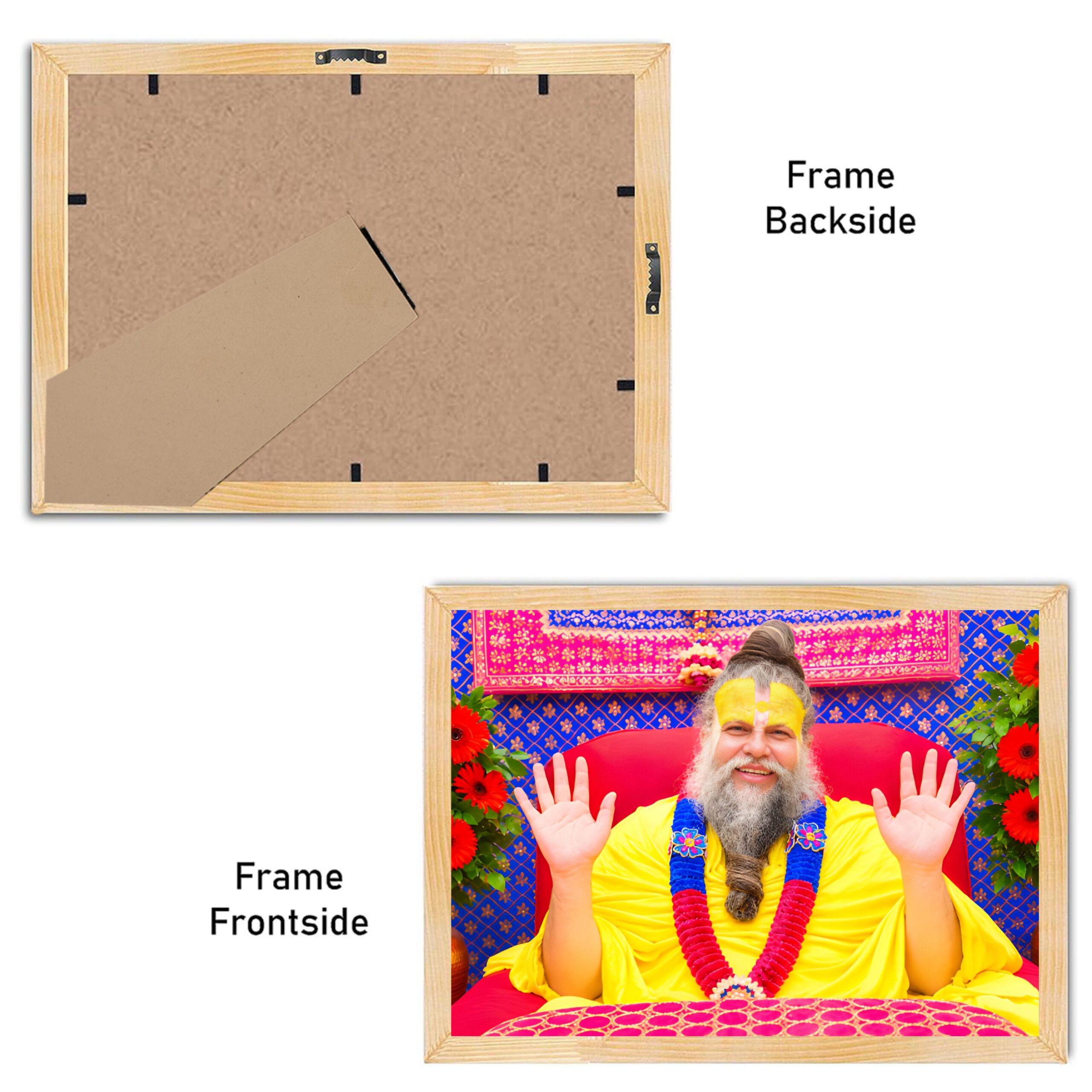 Premanand Ji Photo Frame for Mandir and Prayer Room